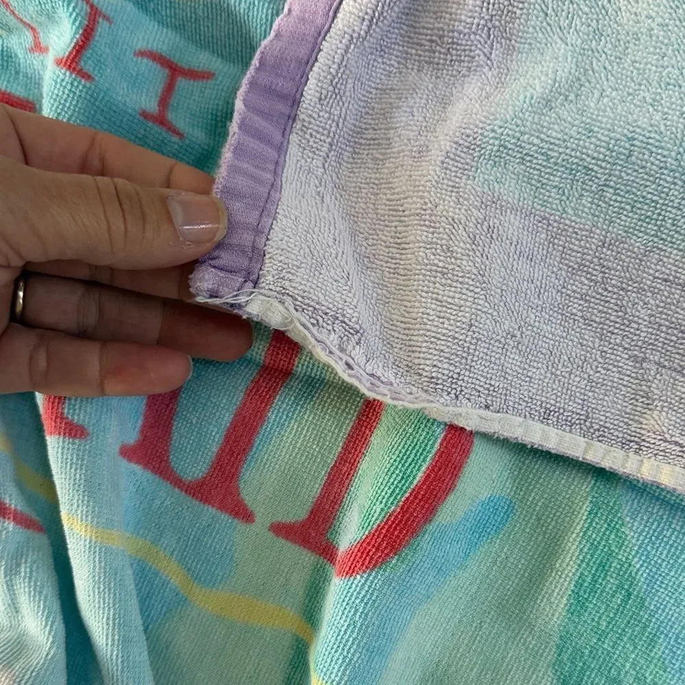 Vintage 90’s Disney The Little Mermaid Towel